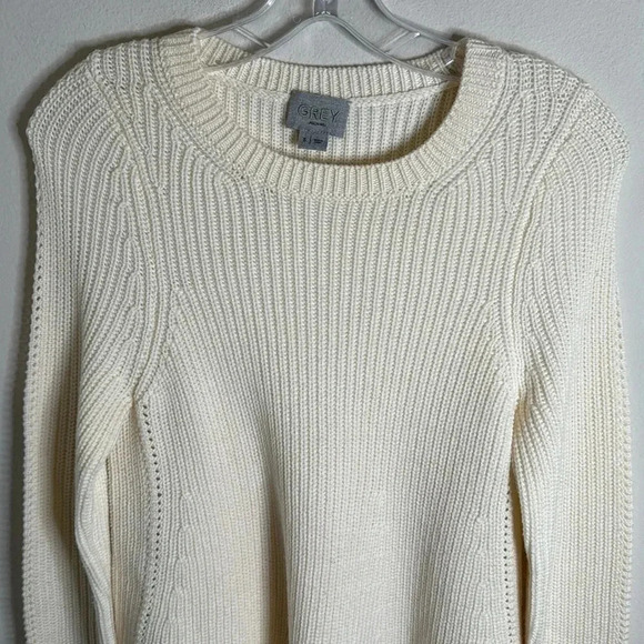 Jason Wu Grey Label Cream Wool Knit Sweater Size Small - Picture 4 of 8